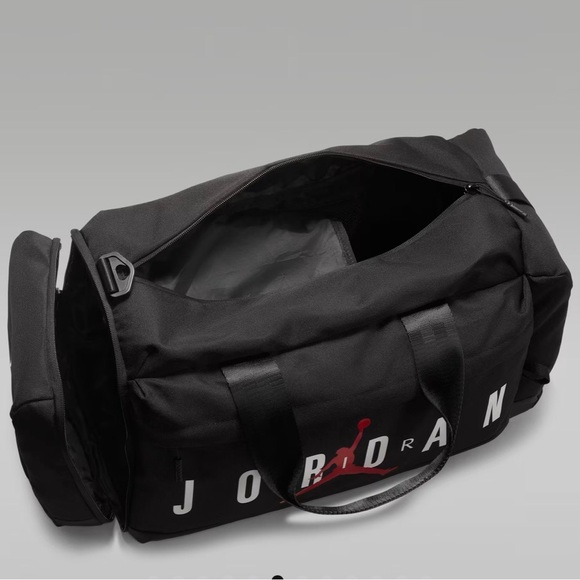 Jordan Black and Red Duffel Bag - Picture 6 of 8